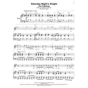 Saturday Night's Alright (For Fighting)
